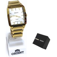 Relógio Orient Masculino Analógico Dourado Quadrado GGSS1007 S2KX