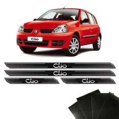 Kit Soleira Diamante Clio 2001/2016 Com Protetor De Porta - SPORTINOX