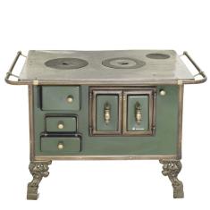 Fogão a Lenha Barroco Venâncio sem Tampa 03 Verde 3bdvd