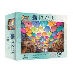 Quebra-cabeça Volta Ao Mundo Coréia Do Sul - 500 Peças