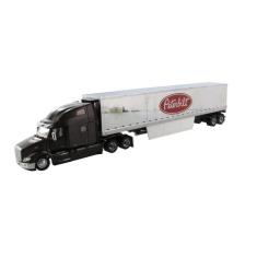 Miniatura Caminhão Reboque Refrigerado 1/50 Peterbilt 579, Cinza