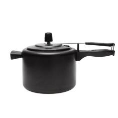 Panela de Pressão Alumínio Fortaleza Black - 4,5L, 4,5L, Preto