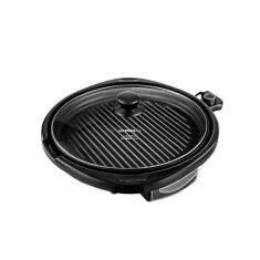 Grill Elétrico Redondo Mondial Cook & Grill 40 G-03 Antiaderente 1270W Preto 220V