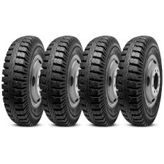 Kit 4 Pneu Pirelli 7.50-16 116/114l Tt Borrachudo Anteo At59