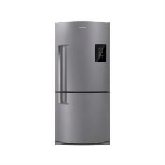 Geladeira Brastemp Frost Free Inverse 588 Litros Cor Inox Com Smart Bar Bre85ak 110V