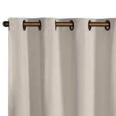 Cortina Blackout em Tecido Prime 2,00 m x 1,30 m - Bege - Bella Vita