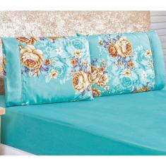 Jogo De Cama Micropercal 200 Fios Naturale Casal 03 Peças Jasmine