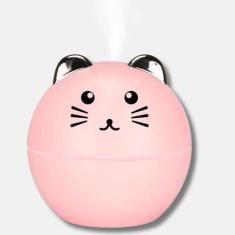 Umidificador de Ar Ultrassônico Portátil Com LED RGB - Luatek, Rosa