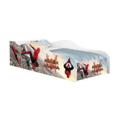 Cama De Solteiro Com Proteção Lateral Com Saida Frontal Baixa Cama Gra