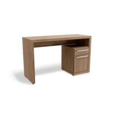 Mesa Escrivaninha Casal S970 c/ 1 Porta e 1 Gaveta Nogal - Kappesberg
