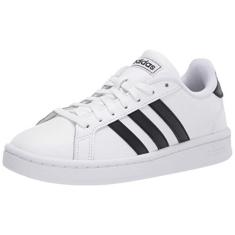 adidas Grand Court Tênis masculino, Branco/Preto/Branco, 35