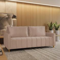 Sofá Amelie 3 Lugares em Suede Yescasa