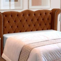 Cabeceira Cama Box Estofada Madeira Luxo Queen Size Lunna - D'Julia, T