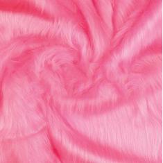 Tapete Redondo Em Pelucia Pelo Alto De 7cm Sem Forro - 150cm - S DECOR