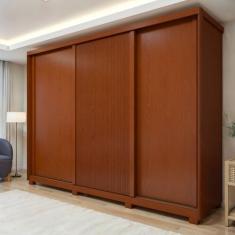 Guarda Roupa Ollie 3 Portas 6 Gavetas 6 Prateleiras 100% MDF com Pés -