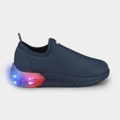 Tênis Infantil de Luz Bibi Space Azul Naval-Feminino