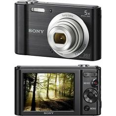 Câmera Digital Sony W800 20.1MP, 5x Zoom Ãƒ"ptico, Foto panorÃƒ¢mica, VÃƒ­deos HD, Prata