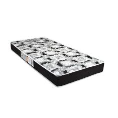 Colchão Solteiro Espuma D23  Roland Garros Black Bordado (88x188x14) - Luckspuma