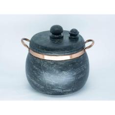 Panela de pressão em pedra sabão  número 3 - curada