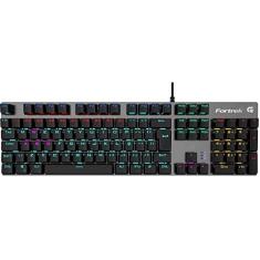 Teclado Gamer Mecânico Black Hawk Rainbow ABNT2 Fortrek