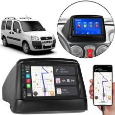 Kit Multimídia Mp5 Fiat Doblo 2000-2021 Tela 7 Pol Touch Carplay + Câm