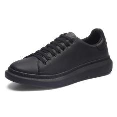 Tênis Sapatênis Casual Masculino Básico Sola Alta - Mr try shoes, 41, 
