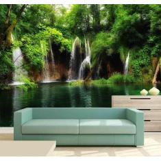 Papel de Parede - Paisagens Cachoeira 3D 3M² na 024 - Voce Decorando, 