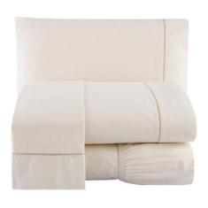 Jogo de lençol casal 4 pças 300 fios 100% algodão - Armazem do enxoval