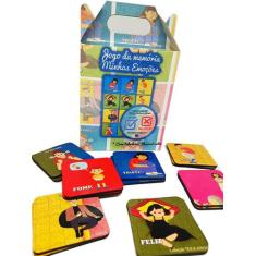 Super Jogo da Memória Emoções de 7 pares para Autistas com Tabuleiro M