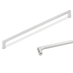 POVEFONK Pacote com 10 puxadores de armário de cozinha de níquel acetinado escovado 254 mm puxadores de gaveta puxadores de gaveta puxadores de gaveta ferragens de armário de cozinha puxadores de