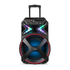 Caixa Amplificada Connect Lights Mondial Preto e Vermelho 400W RMS CM-400 - Bivolt