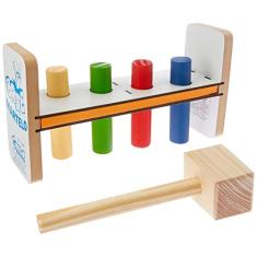 Carlu Brinquedos - Bate Martelo Jogo de Coordenação, 18+ Meses, Multicolorido, 1086