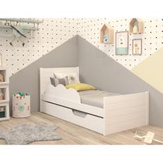 Cama Bibox Elza 98cm Cimol, Branco