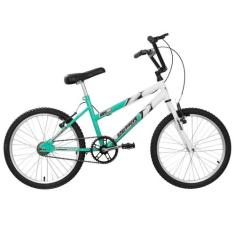 Bicicleta Ultra Bikes Aro 20 Feminina Bicolor V Brake, Verde anis, Aro