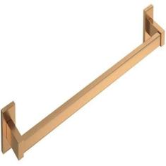 Porta Toalha Barra Quadratta Gold Matte Deca 2040.Gl83.Mt