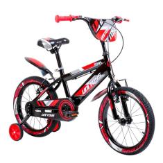 Bicicleta Infantil Aro 16 Aventura Cross Vermelha Sport Uni Toys