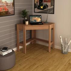 Escrivaninha Mesa Escritório de Canto com ME4172 1 Gaveta 76,5cm Espre