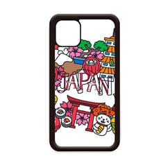 Capa Lucky Cat Sakura Japão Bamboo para iPhone 12 Pro Max para Apple Mini Mobile Case
