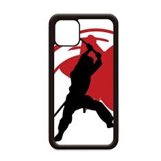 Capa Japan Bushido Samurai Sakura Outline Asia para iPhone 12 Pro Max para Apple Mini Mobile Case Shell
