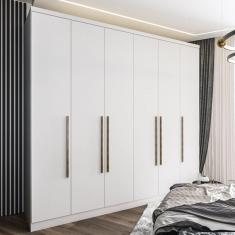 Guarda-Roupa Casal 6 Portas Veneto Espresso Móveis Neve