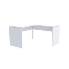 Mesa Em L P/ Escritório 125X125 Pandin P25 - Branco