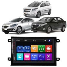 Kit Multimidia MP5 Onix 2013 2015 2017 2019 7 Pol TouchScreen BT Rádio