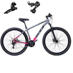 Bicicleta Mtb Aro 29 Gti Roma 21v Index Alumínio Freio Mecânico Suspensão 80mm Cambios Shimano-Unissex