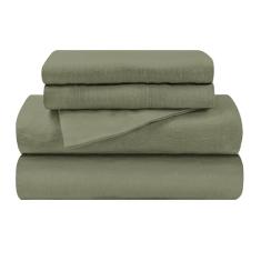 Jogo de lençol de cama de algodão escovado de flanela, macio, quente, lençóis lisos modernos, decoração de quarto, coleção treliça, 1 lençol de cima, 1 lençol com elástico alto, 1 fronha, solteiro GG,