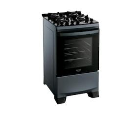 Fogão 4 Bocas Dako Supreme Timer Glass com Mesa de Vidro e Painel Touch Titanium – Bivolt