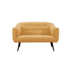 Sofá Retrô Noruega 2 Lugares - Amarelo