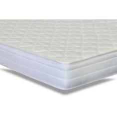 Cama Box Casal: Colchão Espuma Herval Ag65 Frontier + Base Crc Suede Gray(138X188)