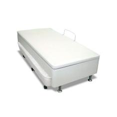 Cama Box Baú C/Auxiliar Solteiro Universal Courano White (88X188) - Ortobom