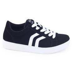 Tênis Feminino Via Marte Casual 064-001 Nobuck Cadarço-Feminino