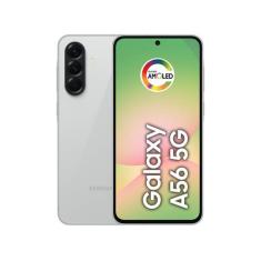 Smartphone Samsung Galaxy A56 256GB 5G 8GB RAM Cinza 6,7" Câm. Tripla 